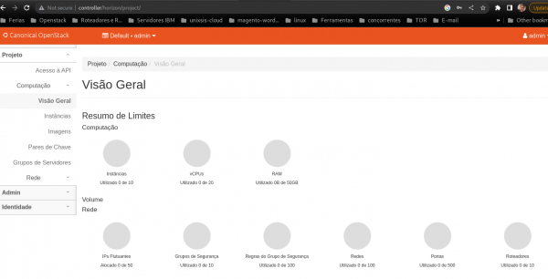 Novo Dashboard Cloud